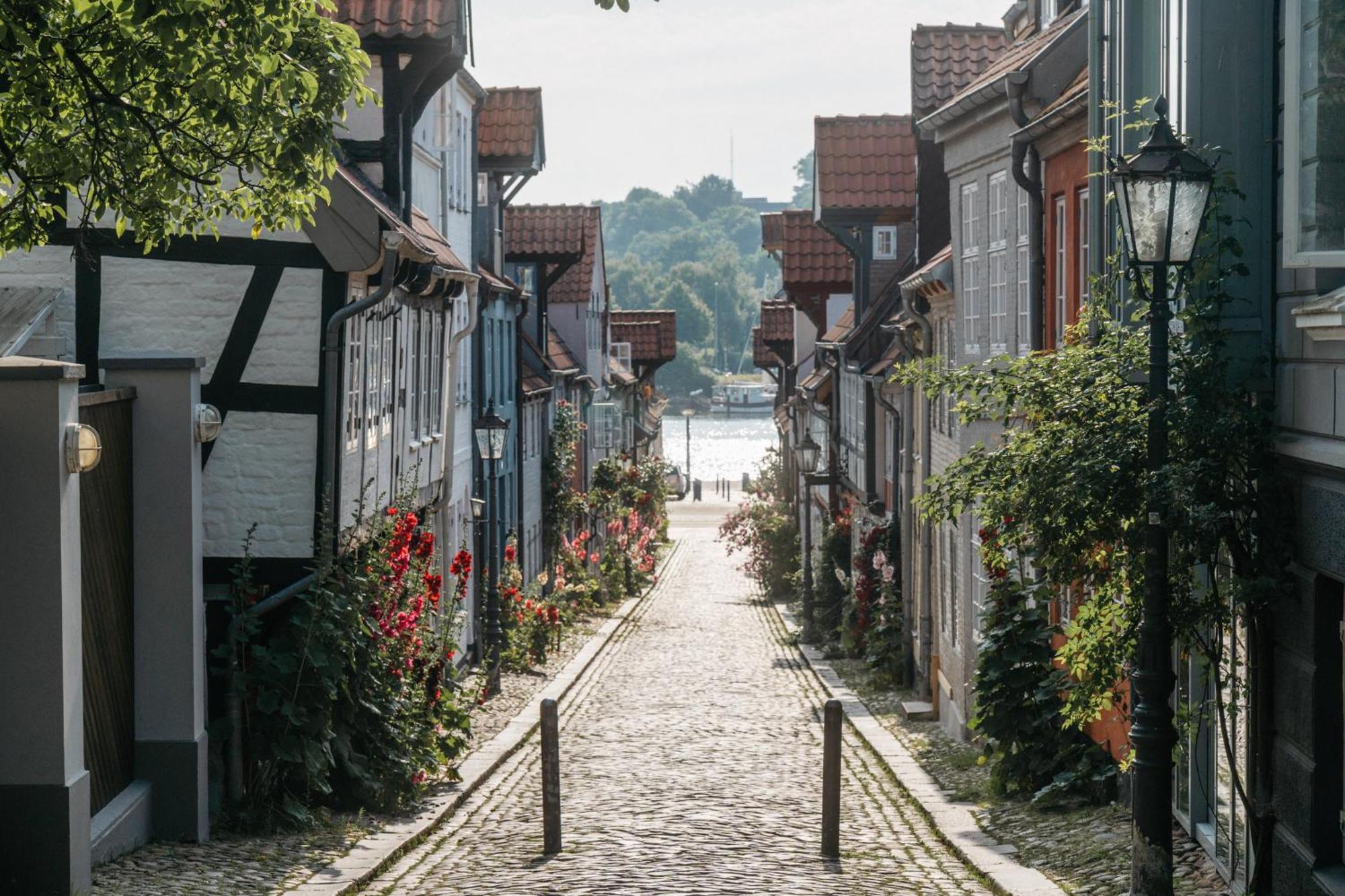 Grosses Apartment Mit 2 Balkonen Zentral Am Nordertor Flensburg Exteriér fotografie