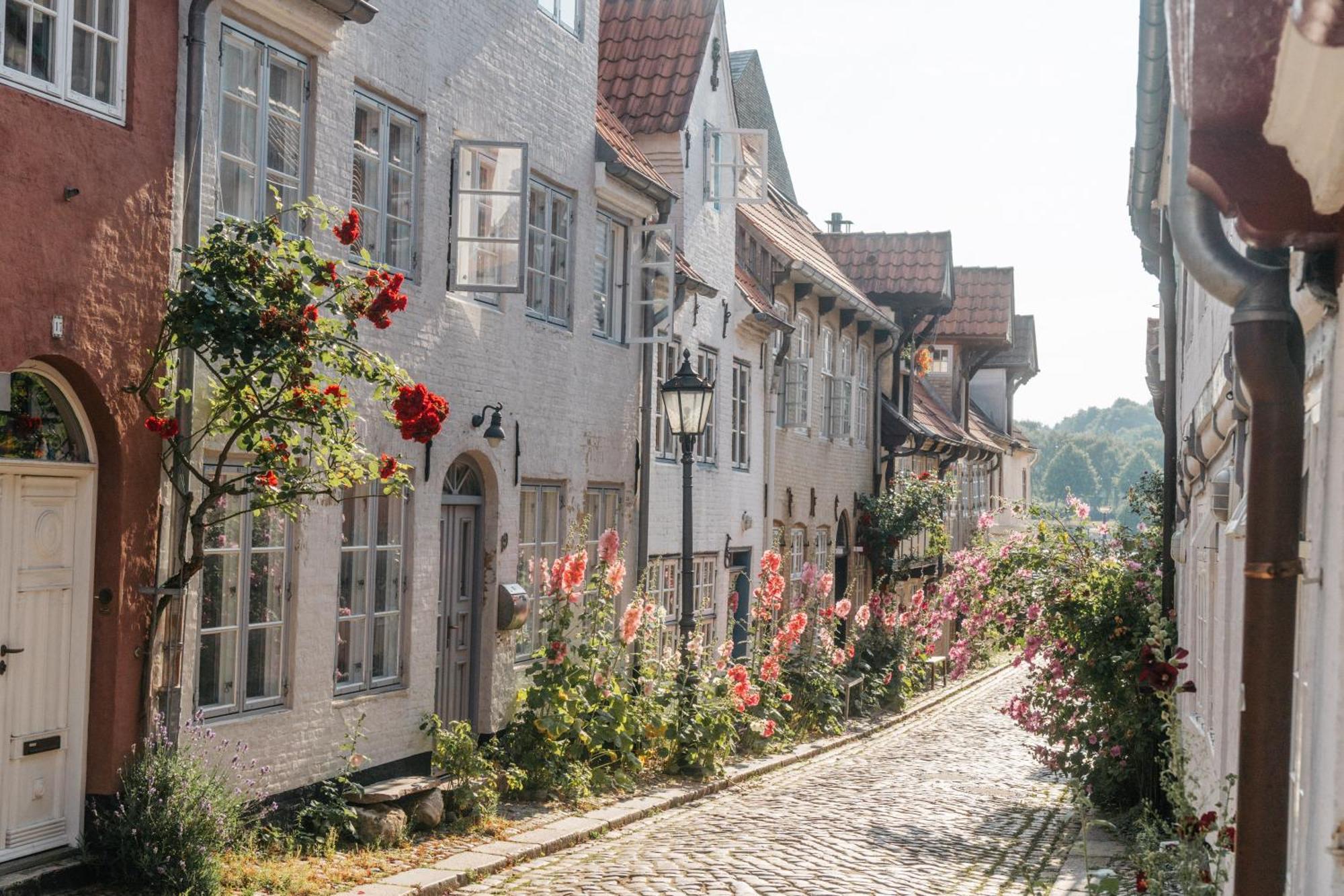 Grosses Apartment Mit 2 Balkonen Zentral Am Nordertor Flensburg Exteriér fotografie